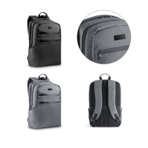 FORTALEZA. Mochila para notebook (17") em Nylon 2Tone impermeável (14 L)