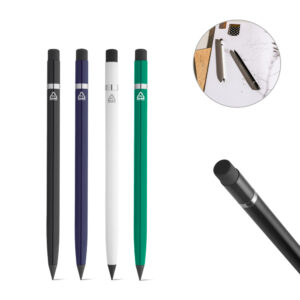 LIMITLESS. Caneta sem tinta em alumínio 100% reciclado com tampa protetora