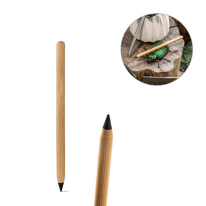INFINITY. Caneta sem tinta em bambu com ponta de liga metálica