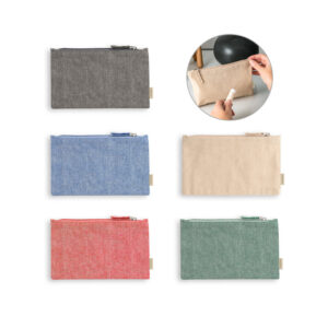 MILLIE. Bolsa multiusos em 70% algodão reciclado e 30% poliéster reciclado (140 g/m²)