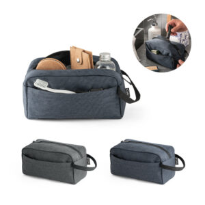 REPURPOSE BAG. Bolsa de cosméticos em poliéster reciclado 600D