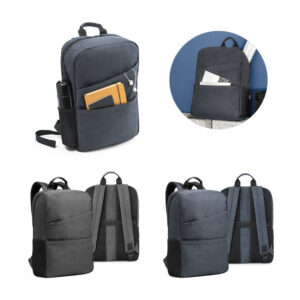 REPURPOSE BACKPACK. Mochila para notebook (15'6") em poliéster reciclado 600D de alta densidade (12 L)
