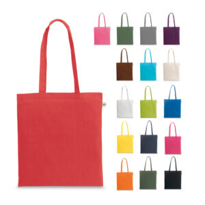 MEXICO. Sacola 70% algodão reciclado e 30% poliéster reciclado (150 g/m²) sem tingimento