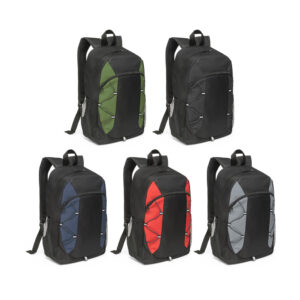 LIMA. Mochila em 600D com detalhes em ripstop colorido (16 L)