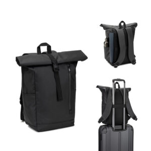 OSASCO BPACK. Mochila "Roll top" (14") em poliéster reciclado 600D de alta densidade com revestimento resistente à água (20 L)
