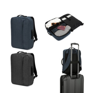 NIAMEY. Mochila para notebook (15'6") em poliéster reciclado 300D de alta densidade (15 L)
