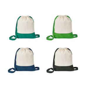 ROMFORD. Sacola tipo mochila 100% algodão (180 g/m²)