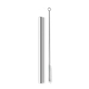 KAHANA WIDE. Canudo em aço inox com escova de limpeza