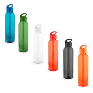 PORTIS GLASS. Garrafa em vidro com tampa em PP (500 mL)