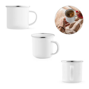 GOTZE SUB. Caneca em esmalte para sublimação (350 mL)