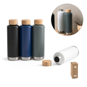 NORRE BOTTLE. Garrafa térmica em aço inox de parede dupla isolada a vácuo (640 mL)