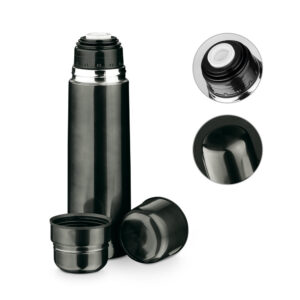 HEAT. Garrafa em aço inox de parede dupla térmica, isolada a vácuo (750 mL)