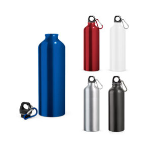 SIDEROT. Squeeze em alumínio com mosquetão (800 mL)