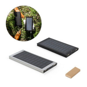CLERK. Bateria portátil em alumínio 100% reciclado (8 000 mAh)