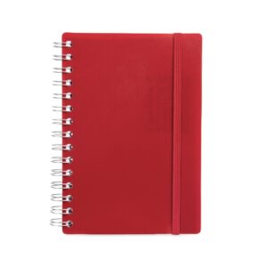 Agenda diária 2027 com espiral personalizada