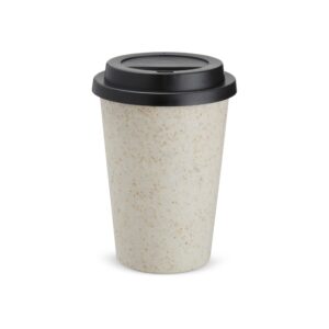 Copo Fibra De Arroz C/ Tampa 450ml