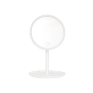 Espelho De Mesa Plástico Com Led