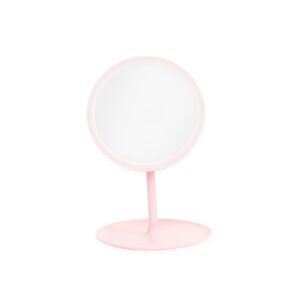 Espelho De Mesa Plástico Com Led
