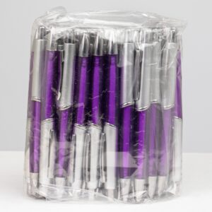 Pacote C/ 50 Pçs Caneta Plástica