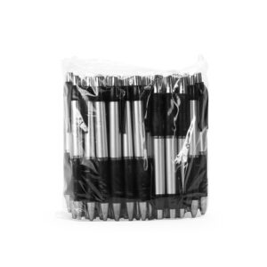 Pacote C/ 50 Pçs Caneta Plástica