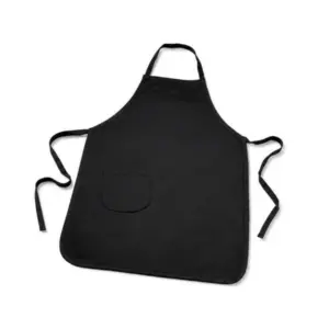 Avental Com Bolso Em Brim Preto