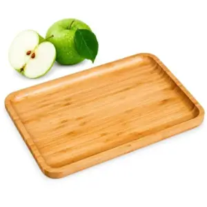 Bandeja Em Bambu Para Servir - 28x20cm