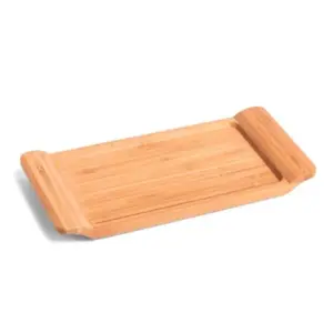 Bandeja Retangular Em Bambu Para Servir