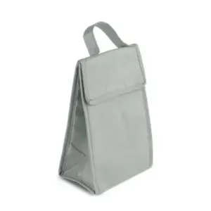 Bolsa Térmica Em Tnt 80g/m² - Cinza - 27x17x10,5 Cm