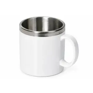 Caneca Em Aço Inox/poliestireno - 300 Ml