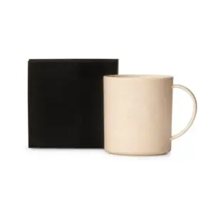 Caneca Em Fibra De Bambu Com Caixa - 350 Ml