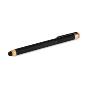 Caneta Roller Em Alumínio Reciclado / Bambu - Preta