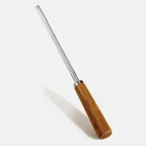 Chaira/amolador Com Cabo Em Bambu - 8"