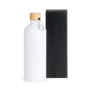 Garrafa Em Alumínio Branca - 1 Litro