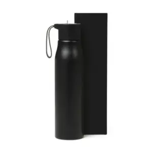 Garrafa Em Aluminio Reciclado - Preto - 750 Ml