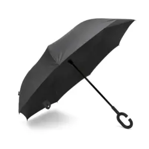 Guarda-chuva Invertido - Cinza - 108 Cm