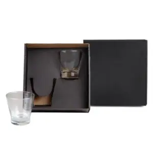 Jogo De Copos De Vidro P/ Caipirinha / Drink - 350 Ml - 2 Pçs