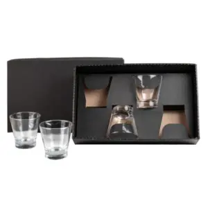 Jogo De Copos De Vidro P/ Caipirinha / Drink - 350 Ml - 4 Pçs