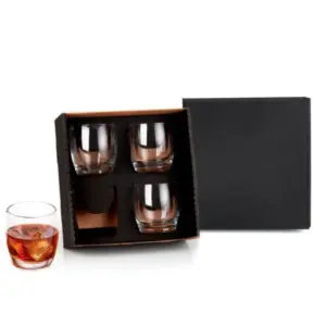 Jogo De Copos Vidro P/ Drink 330 Ml - 4 Pçs