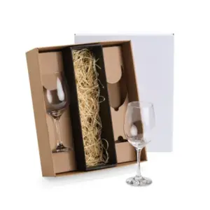Jogo De Taças De Vidro P / Vinho 490 Ml - 2 Pçs - Não Acompanha A Garrafa
