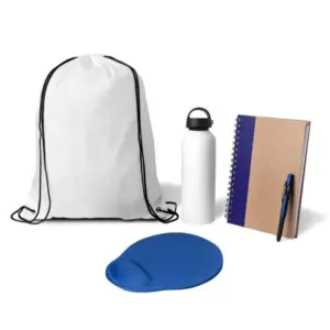 Kit Boas Vindas - 5 Pçs - Branco/azul
