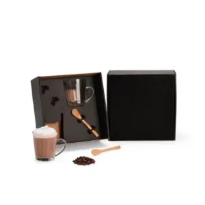 Kit Canecas Com Colheres - 4 Pçs