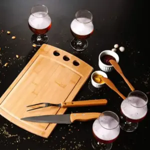 Kit Churrasco, Petisco, Cerveja E Tábua 3 Furos - 11 Pçs