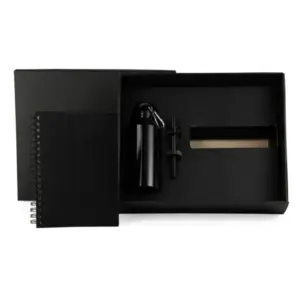 Kit Com Squeeze, Caneta E Caderno - 3 Pçs