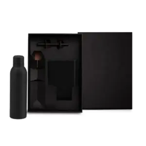 Kit Garrafa, Caderno E Caneta - 3 Pçs