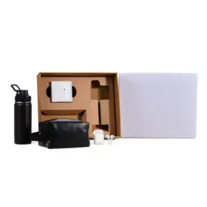 Kit Garrafa, Necessaire E Fone - 3 Pçs