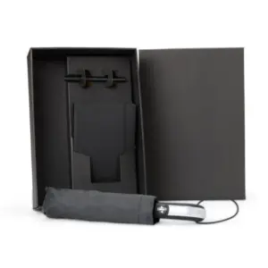 Kit Guarda-chuva, Caderno E Caneta - 3 Pçs