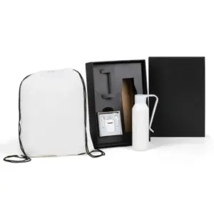 Kit Mochila, Garrafa E Fone Bluetooth - 3 Pçs