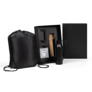 Kit Mochila, Garrafa E Fone Bluetooth - 3 Pçs