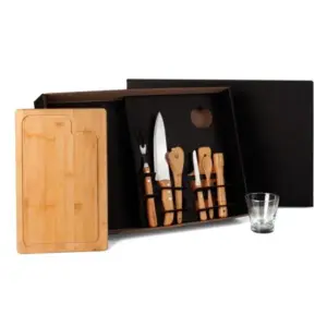 Kit Para Churrasco E Caipirinha - 9 Pçs