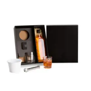 Kit Para Drinks Com Balde - Não Acompanha A Garrafa - 4 Pçs